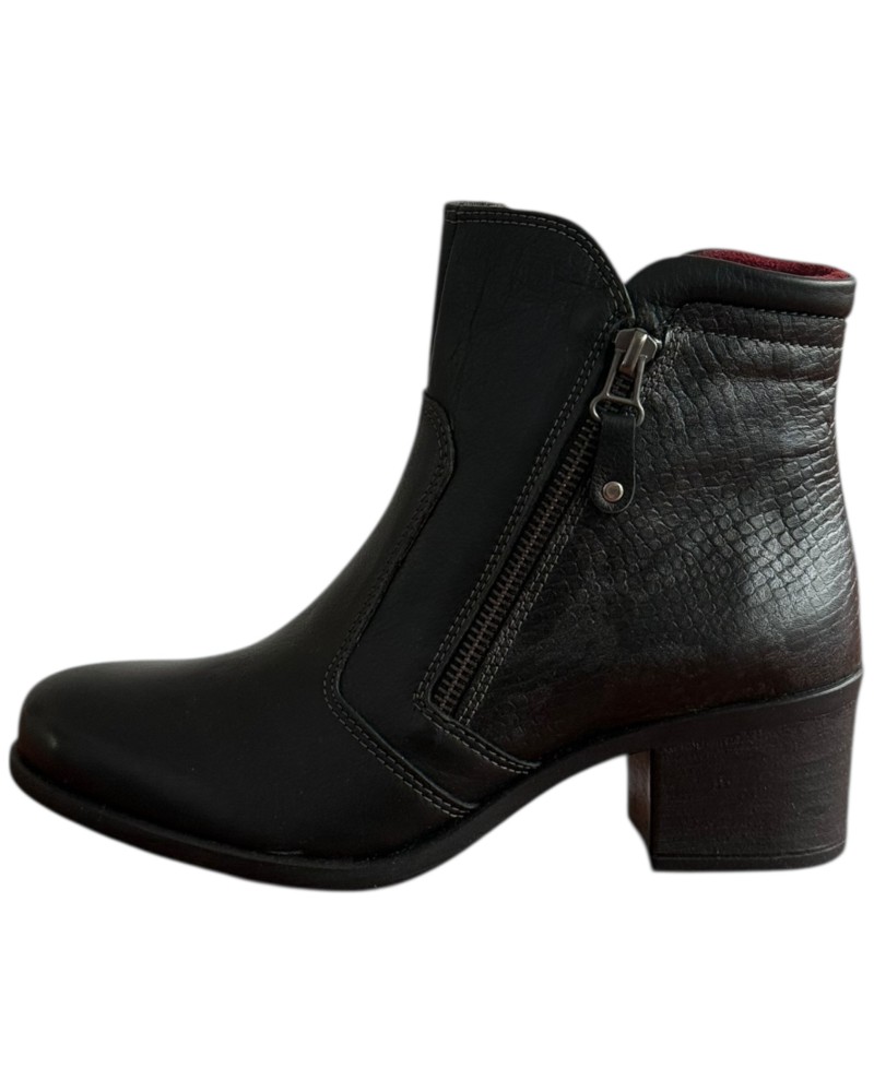 Δερμάτινο Γυναικείo Μποτάκι - F349