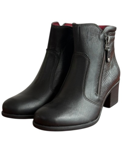 Δερμάτινο Γυναικείo Μποτάκι - F349