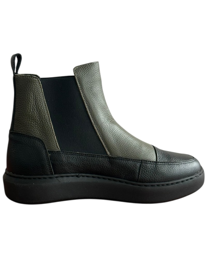 Δερμάτινο Γυναικείo Μποτάκι - F351