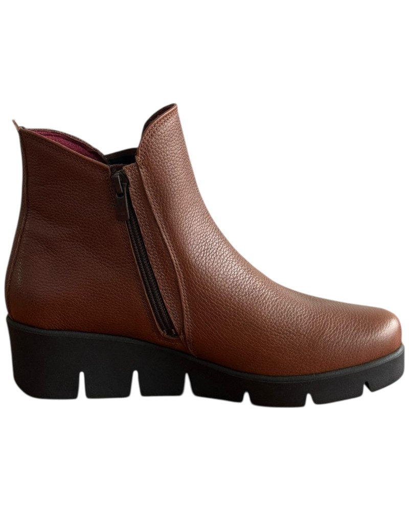 Δερμάτινο Γυναικείo Μποτάκι - F352