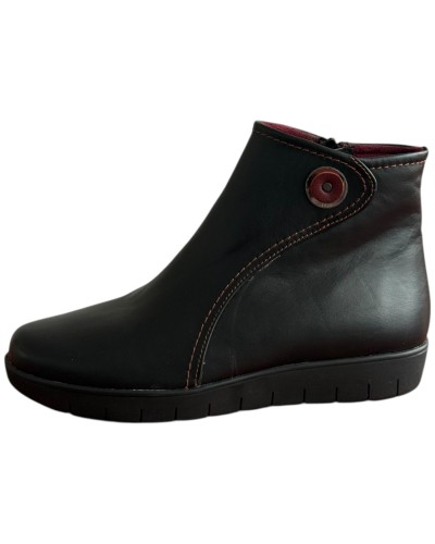 Δερμάτινο Γυναικείo Μποτάκι - F353