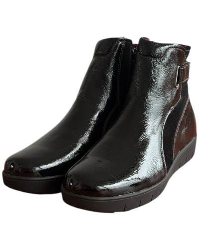 Δερμάτινο Γυναικείo Μποτάκι - F354