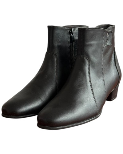 Δερμάτινο Γυναικείo Μποτάκι - F356