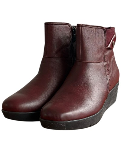 Δερμάτινο Γυναικείo Μποτάκι - F358