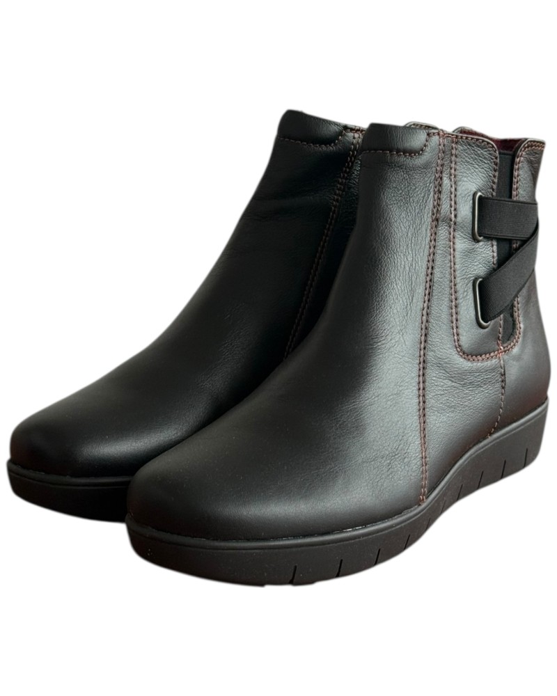 Δερμάτινο Γυναικείo Μποτάκι - F364