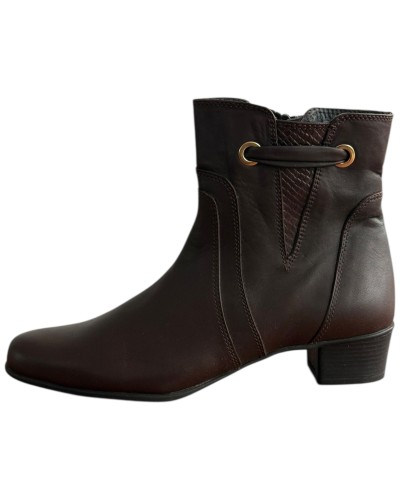 Δερμάτινο Γυναικείo Μποτάκι - F366