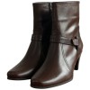 Δερμάτινο Γυναικείo Μποτάκι - F367