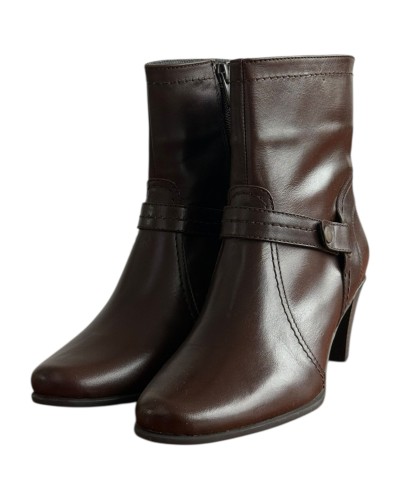 Δερμάτινο Γυναικείo Μποτάκι - F367