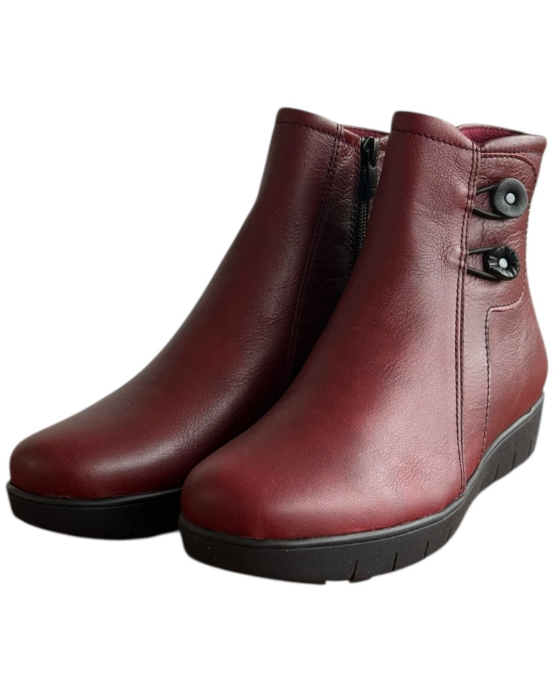 Δερμάτινο Γυναικείo Μποτάκι - F370