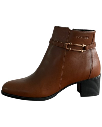 Δερμάτινο Γυναικείo Μποτάκι - F372