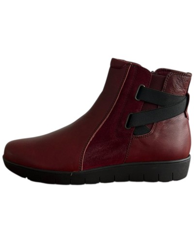 Δερμάτινο Γυναικείo Μποτάκι - F376