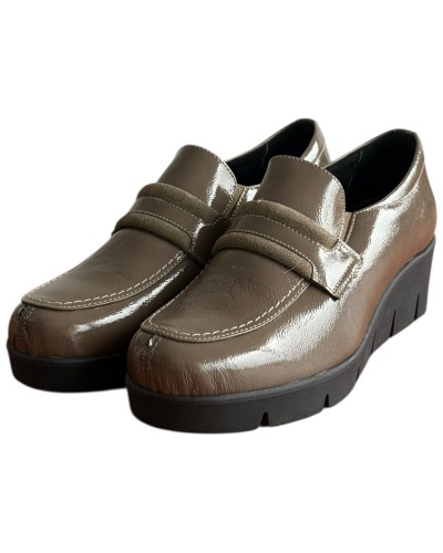  Δερμάτινο Γυναικείo Μοκασίνι - F390