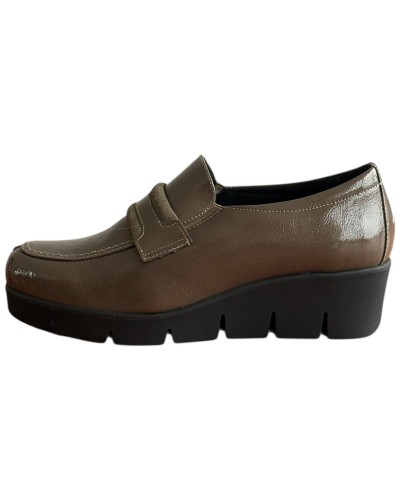  Δερμάτινο Γυναικείo Μοκασίνι - F390