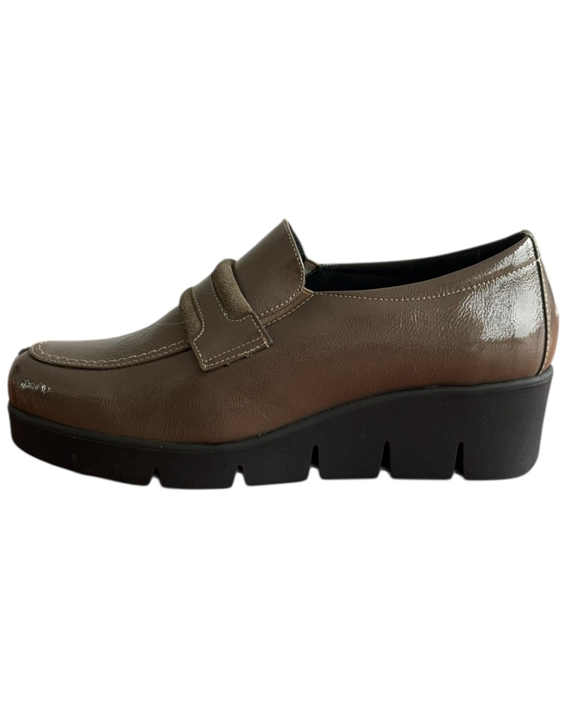  Δερμάτινο Γυναικείo Μοκασίνι - F390