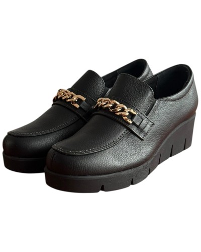  Δερμάτινο Γυναικείo Μοκασίνι - F391