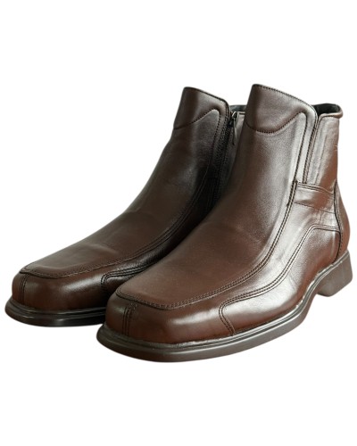  Δερμάτινο Ανδρικό Μποτάκι - F401