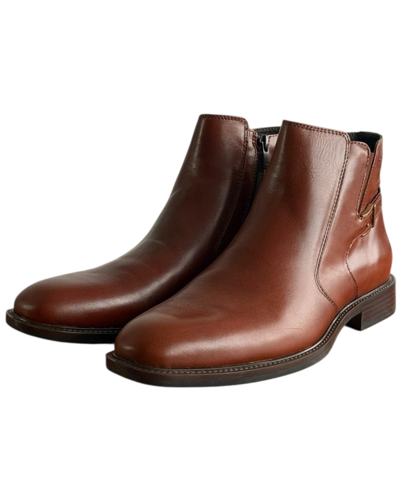  Δερμάτινο Ανδρικό Μποτάκι - F427