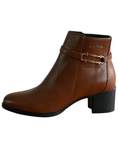 Δερμάτινο Γυναικείo Μποτάκι - F431