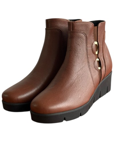 Δερμάτινο Γυναικείo Μποτάκι - F436