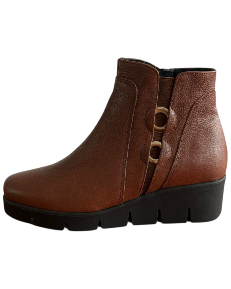 Δερμάτινο Γυναικείo Μποτάκι - F436