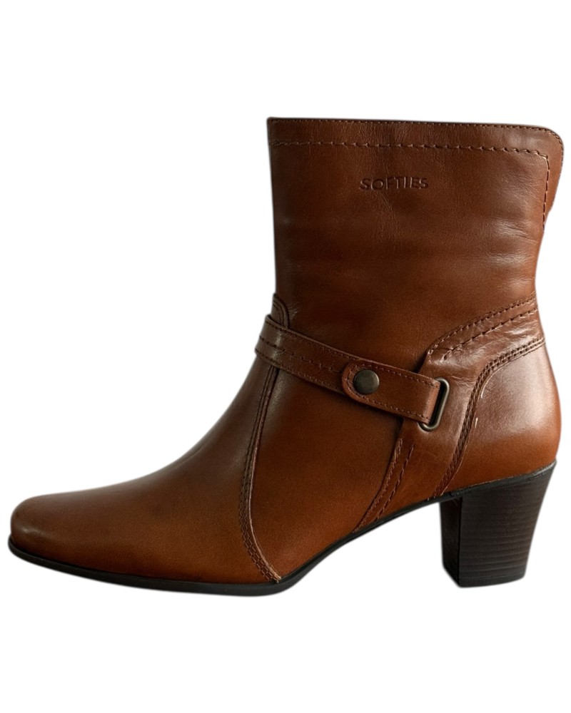 Δερμάτινο Γυναικείo Μποτάκι - F437