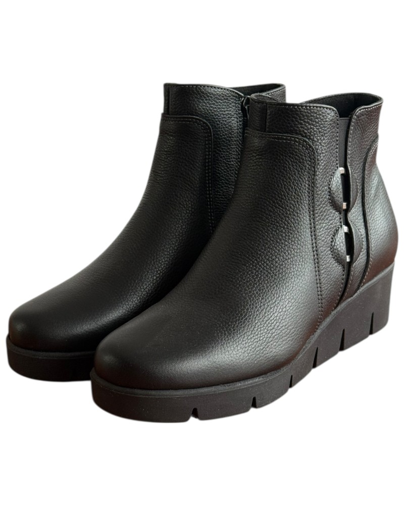 Δερμάτινο Γυναικείo Μποτάκι - F439