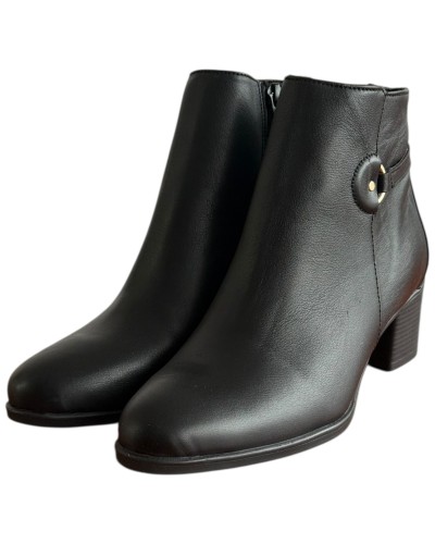 Δερμάτινο Γυναικείo Μποτάκι - F441