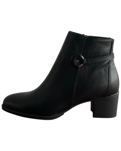 Δερμάτινο Γυναικείo Μποτάκι - F441