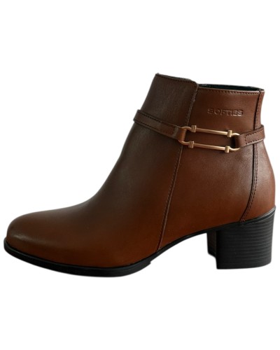 Δερμάτινο Γυναικείo Μποτάκι - F445