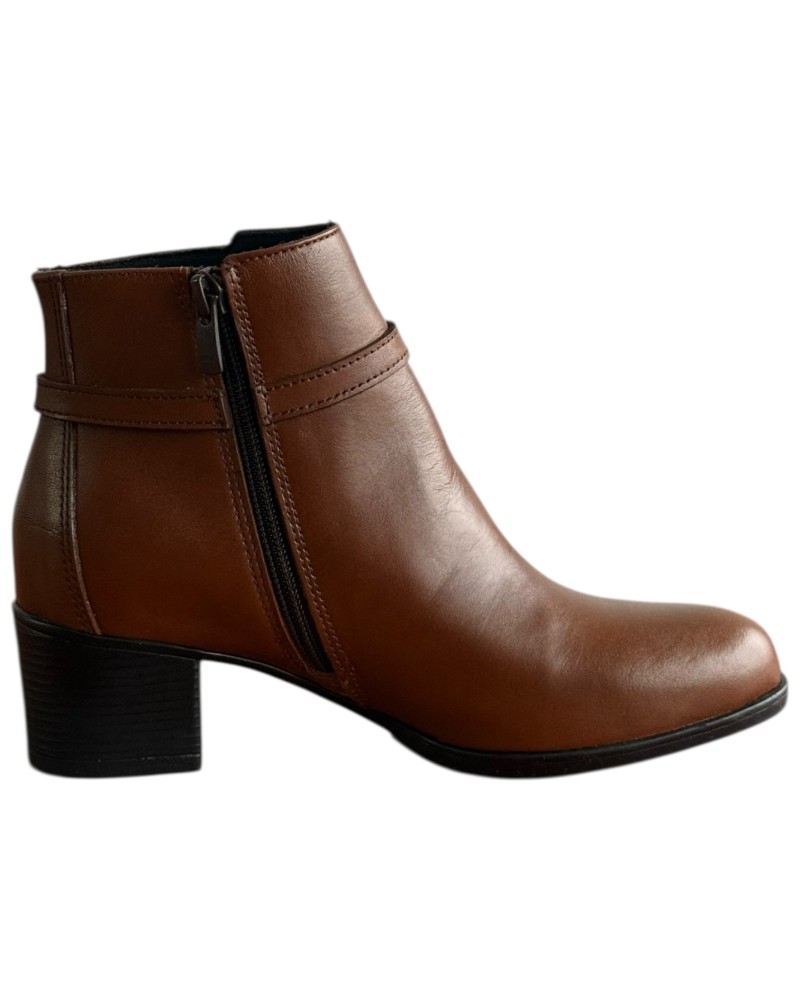 Δερμάτινο Γυναικείo Μποτάκι - F445