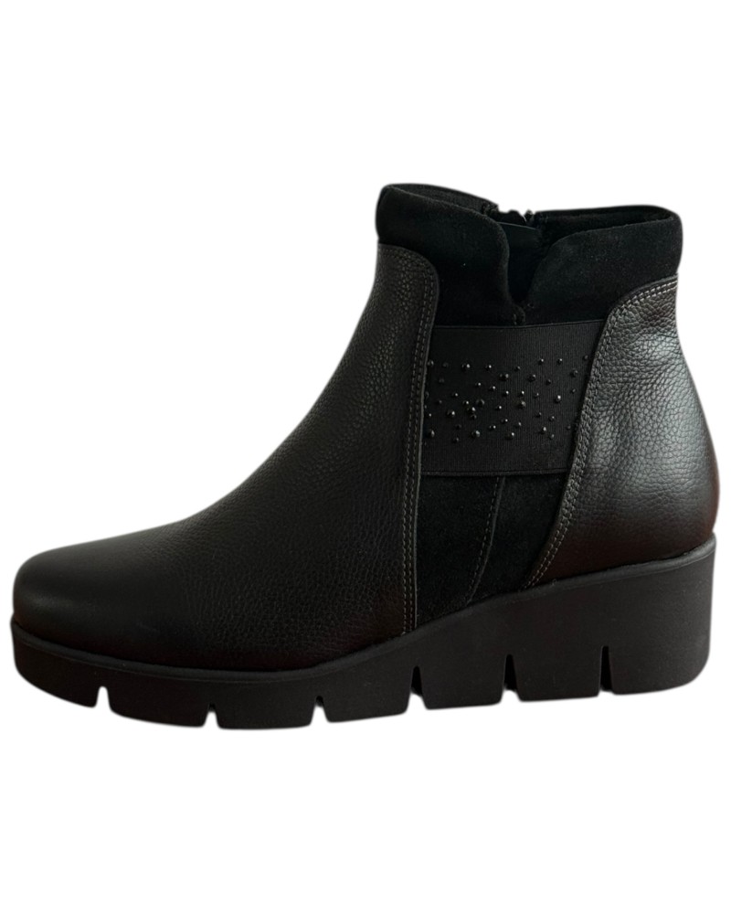 Δερμάτινο Γυναικείo Μποτάκι - F457