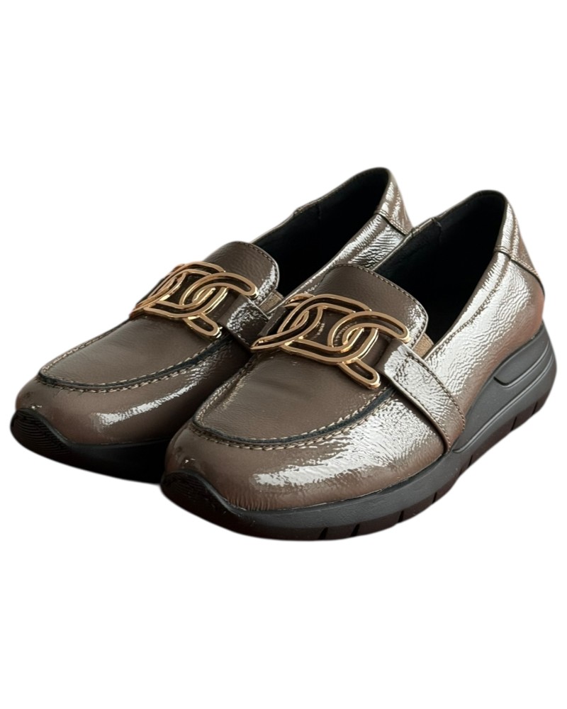  Δερμάτινο Γυναικείo Μοκασίνι - F485