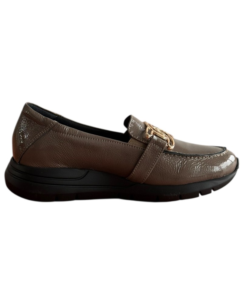  Δερμάτινο Γυναικείo Μοκασίνι - F485