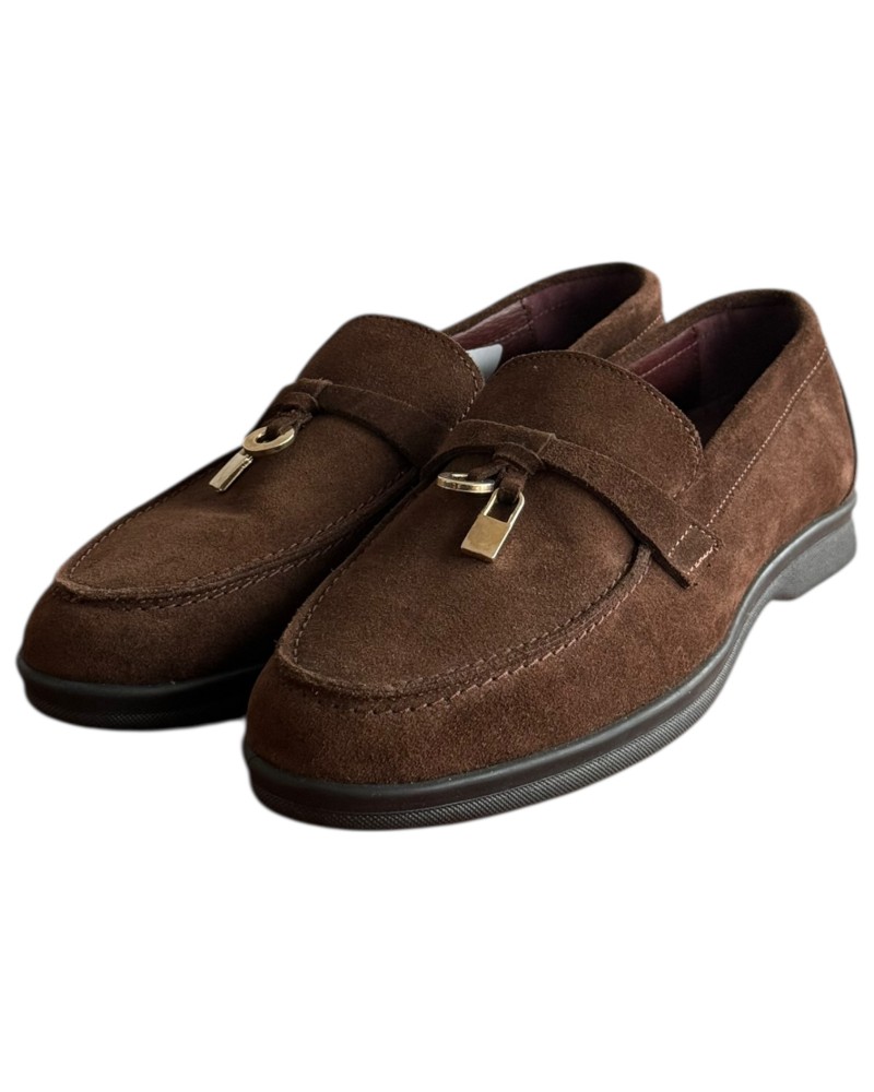  Δερμάτινο Γυναικείo Μοκασίνι - F506