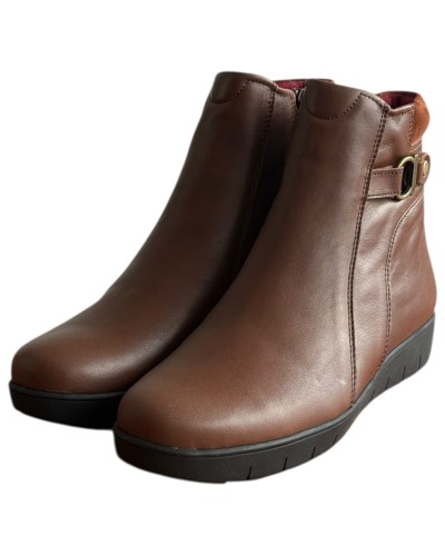 Δερμάτινο Γυναικείo Μποτάκι - F513