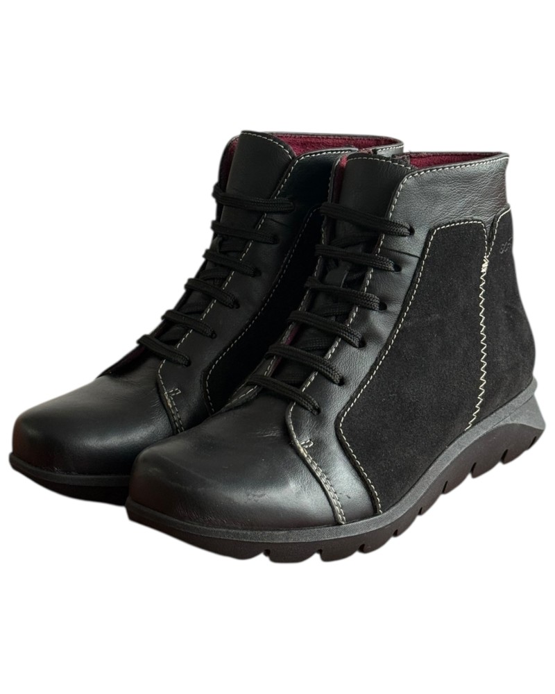 Δερμάτινο Γυναικείo Μποτάκι - F514