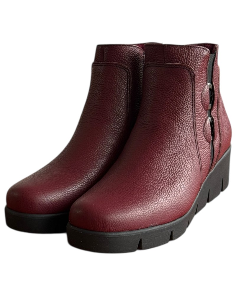 Δερμάτινο Γυναικείo Μποτάκι - F516