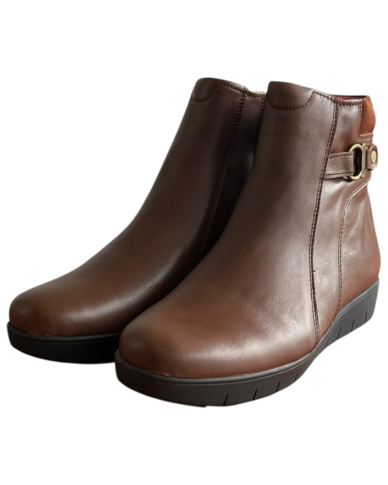 Δερμάτινο Γυναικείo Μποτάκι - F517