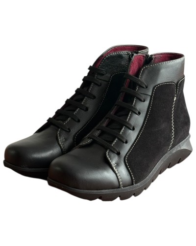 Δερμάτινο Γυναικείo Μποτάκι - F519