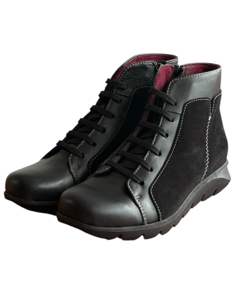 Δερμάτινο Γυναικείo Μποτάκι - F519