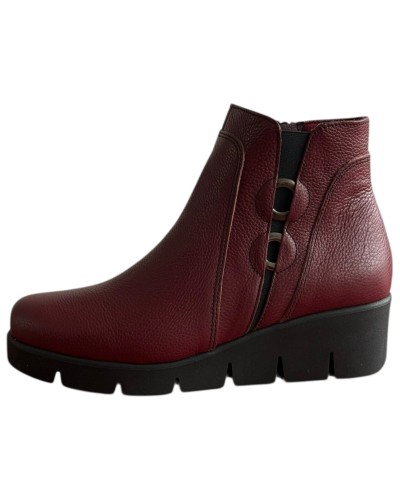 Δερμάτινο Γυναικείo Μποτάκι - F521