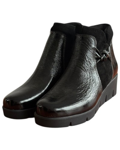 Δερμάτινο Γυναικείo Μποτάκι - F522