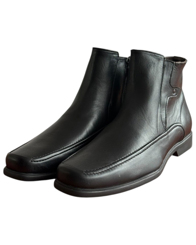  Δερμάτινο Ανδρικό Μποτάκι - F525