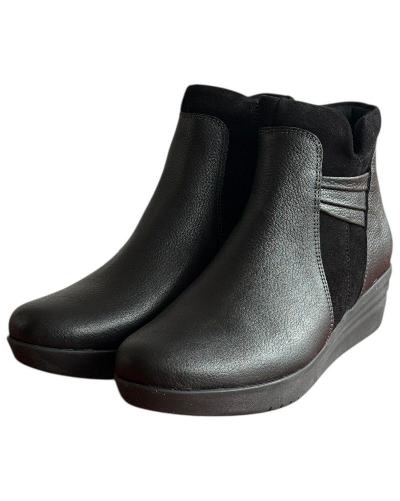 Δερμάτινο Γυναικείo Μποτάκι - F527