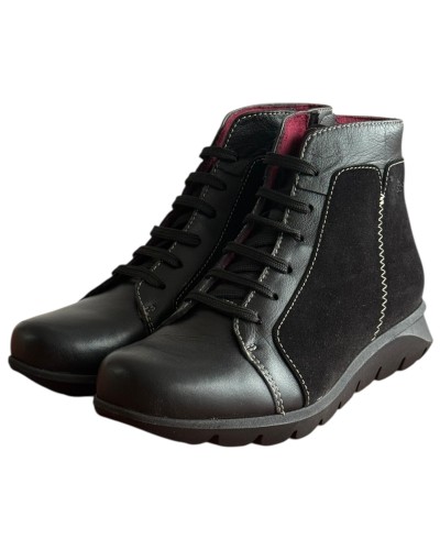 Δερμάτινο Γυναικείo Μποτάκι - F528