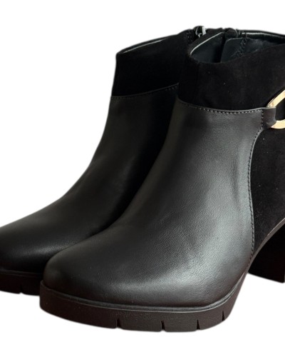 Δερμάτινο Γυναικείo Μποτάκι - F530