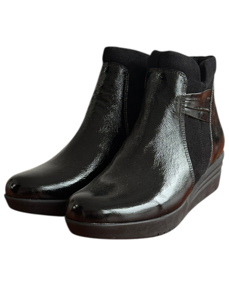 Δερμάτινο Γυναικείo Μποτάκι - F533