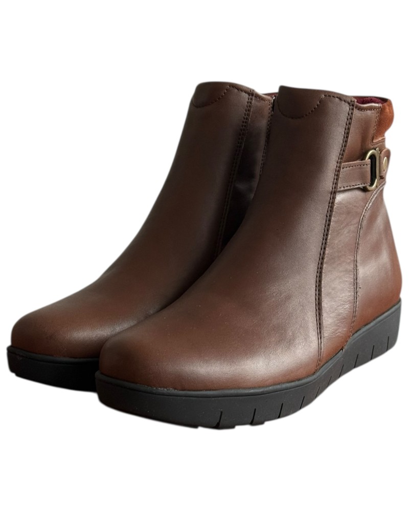 Δερμάτινο Γυναικείo Μποτάκι - F536