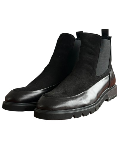  Δερμάτινο Ανδρικό Μποτάκι - F541