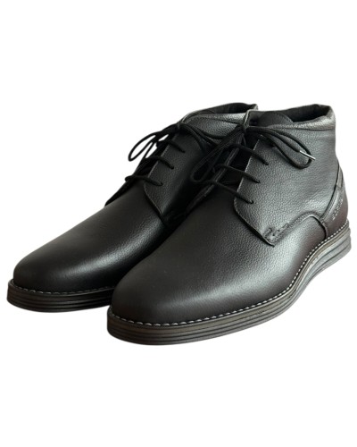  Δερμάτινο Ανδρικό Μποτάκι - F542